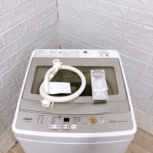アクア AQW-GS50J 一人暮らし単身用洗濯機 5.0kg 法MK03295