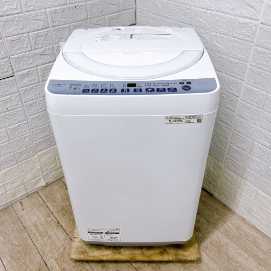 シャープ ES-T715-W 一人暮らし単身用洗濯機 7.0kg B112817