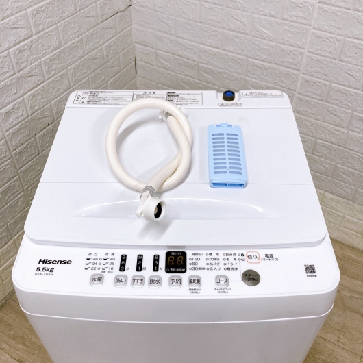 ハイセンス PJW-T55H 一人暮らし単身用洗濯機 5.5kg OE09211