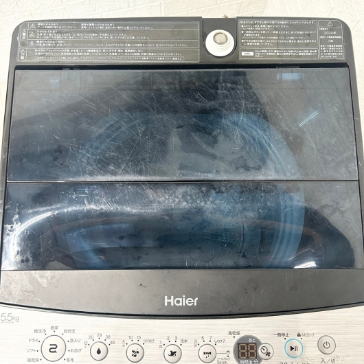 ハイアール 5.5kg 洗濯機 JW-XP2C55F 2020年製