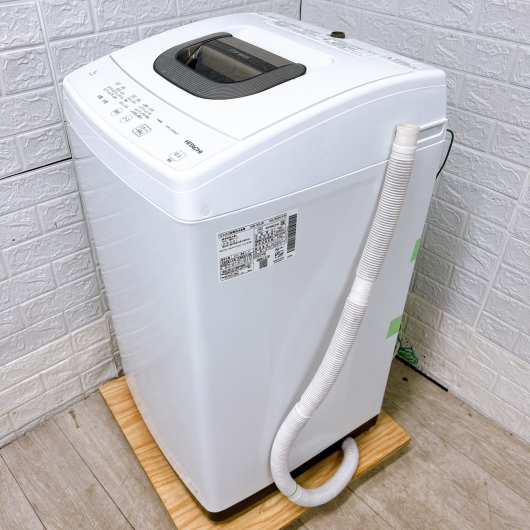 ヒタチ NW-50J 一人暮らし単身用洗濯機 5.0kg OE100910
