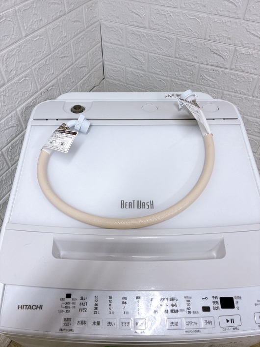 ヒタチ BW-V80J 一人暮らし単身用洗濯機 8.0kg B01144