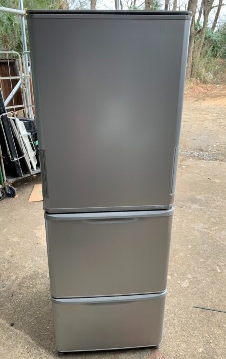 SHARP シャープ 350L 3ドア冷蔵庫 SJ-W356J-S 2022年製