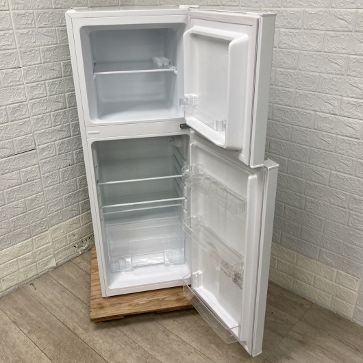 トーホータイヨー TH-138L2-WH 一人暮らし単身用冷蔵庫 138L OE112514