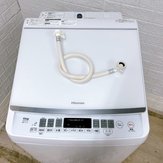 ハイセンス HW-DG1001 2024年製 10.0kg 洗濯機 美品【全国発送対応】