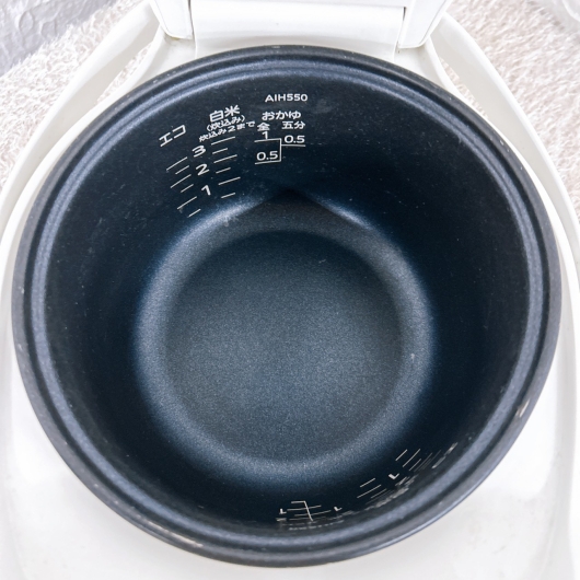 タイガー JAI- R551 一人暮らし単身用炊飯器 3合炊き MKT10107