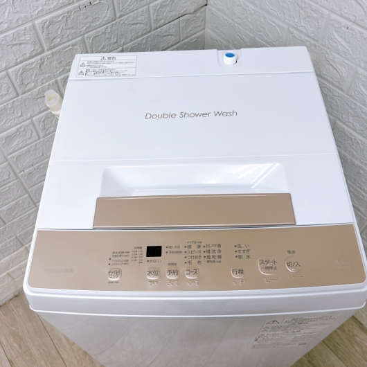 トウシバ AW-45GA4 一人暮らし単身用洗濯機 4.5kg K100411