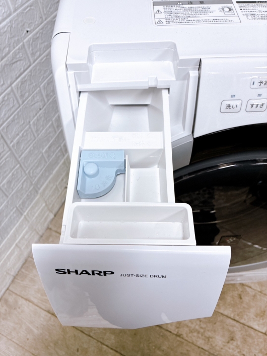 シャープ ES-S7J-WL 一人暮らし単身用洗濯機 7.0kg K12208