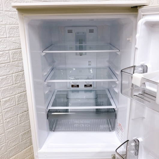 ミツビシ MR-P15EF-KW 一人暮らし単身用冷蔵庫 146L CI052410