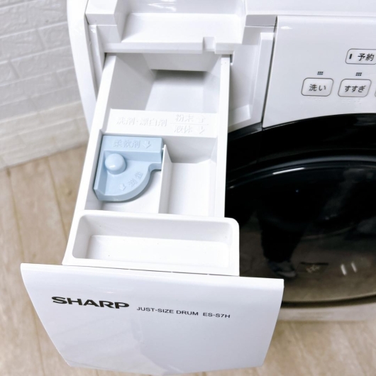 シャープ ES-S7H-WR ドラム式洗濯機 7.0kg B022815