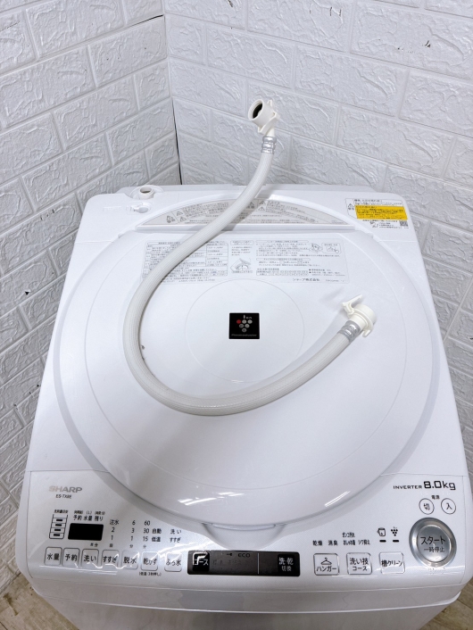 シャープ ES-TX8E-W 一人暮らし単身用洗濯機 8.0kg MKT011952