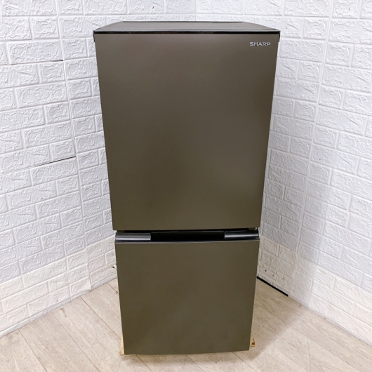 シャープ SJ-D15J-H 一人暮らし単身用冷蔵庫 152L B112918