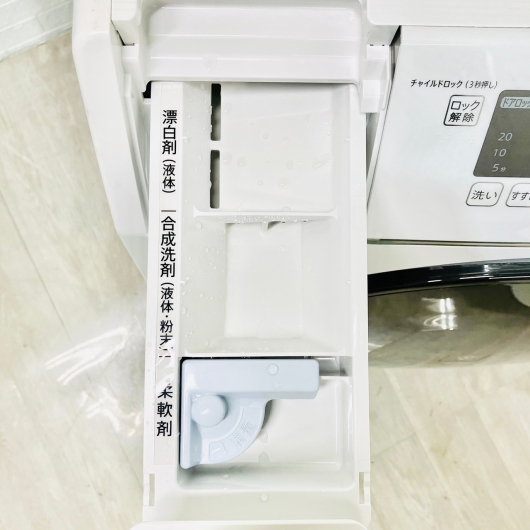 シャープドラム式洗濯機 10kg 大型 ES-H10F-WR 2022年製
