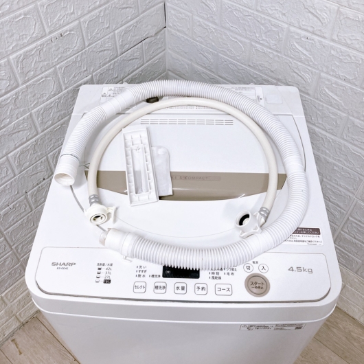 シャープ ES-GE4E-C 一人暮らし単身用洗濯機 4.5kg 法TF56120192