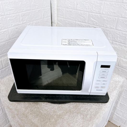 アイリスオーヤマ KMB-F186-W 一人暮らし単身用電子レンジフラット MKT10095