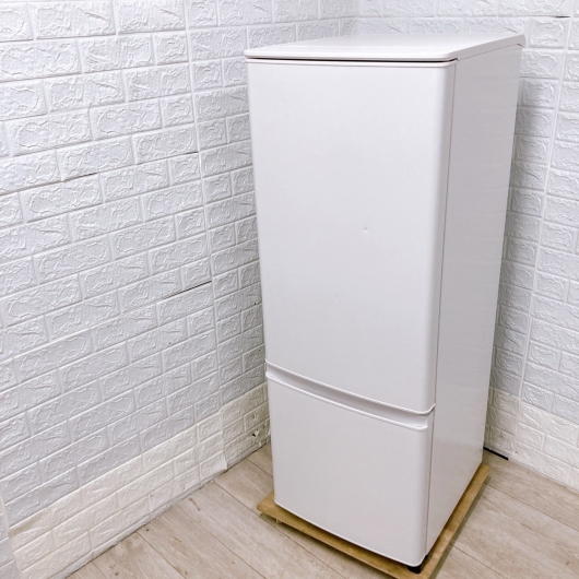 ミツビシ MR-P17H-W 一人暮らし単身用冷蔵庫 168L TH06288