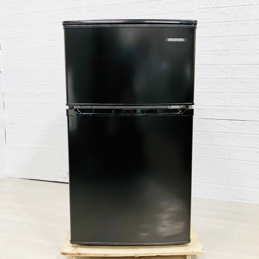 アイリス 冷蔵庫 一人暮らし2ドア 小型 IRSD-9B-B 2024年製