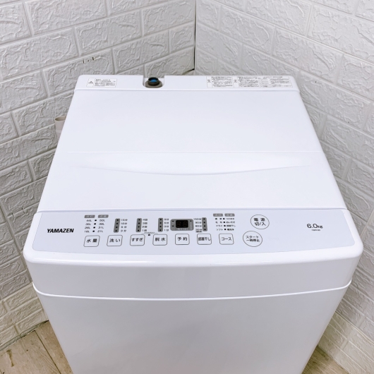 ヤマゼン YWMｰ60(W) 一人暮らし単身用冷蔵庫 6.0kg MKT11121