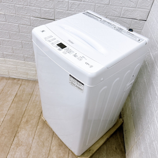 ハイアール JW-U45MK 一人暮らし単身用洗濯機 4.5kg MKT0128100
