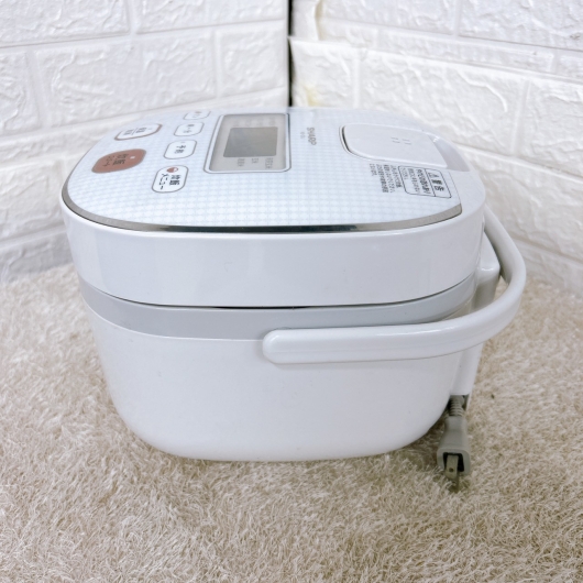 シャープ KS-C5J-W 一人暮らし単身用炊飯器 ３合炊き MKT10102