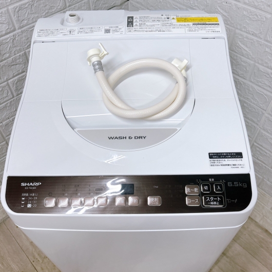 シャープ ES-T6HBK-T 一人暮らし単身用洗濯機 6.5kg B100799