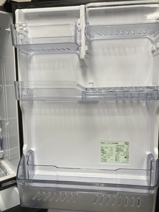 アクア AQR-V43K(T) 一人暮らし単身用冷蔵庫 430L B12081