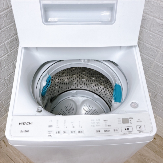 ヒタチ BW-G70J 一人暮らし単身用洗濯機 7.0kg CK09249