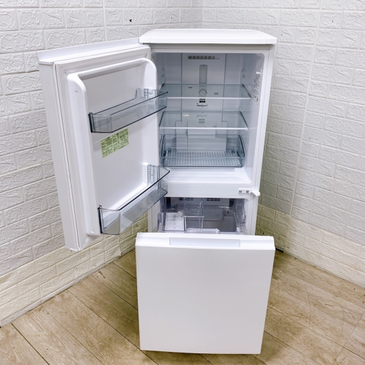 シャープ SJ-D15K-W 一人暮らし単身用冷蔵庫 152L B120614