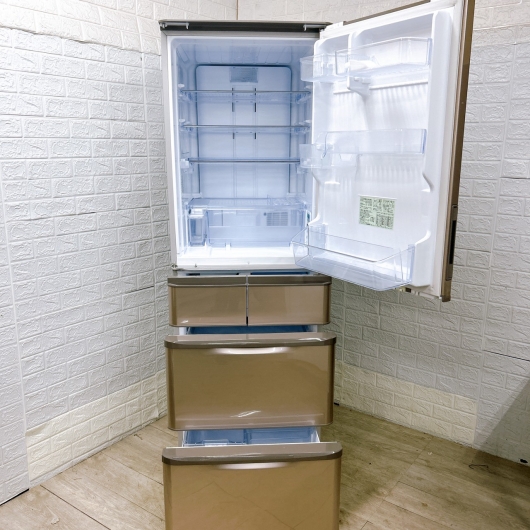 シャープ SJ-X414H-T 一人暮らし単身用冷蔵庫 412L K11173