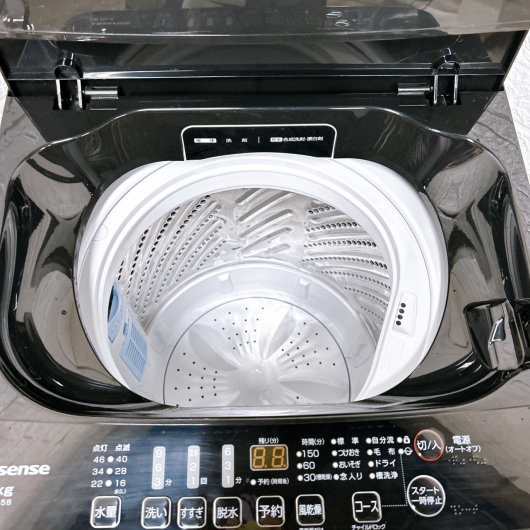 ハイセンス HW-K55B 一人暮らし単身用洗濯機 5.5kg B12062