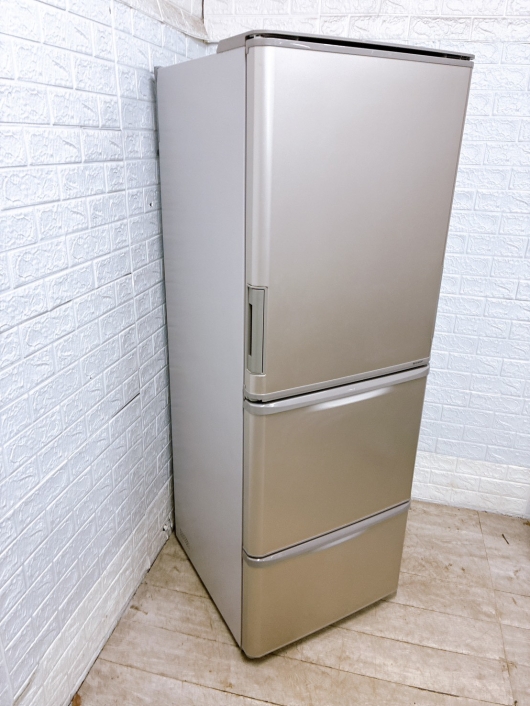 シャープ SJ-W357J-N 一人暮らし単身用冷蔵庫 350L B12261