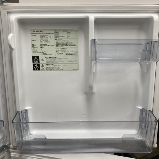 ツインバード KHR-FJ15 2021年製 146L 冷蔵庫 美品【全国発送対応】