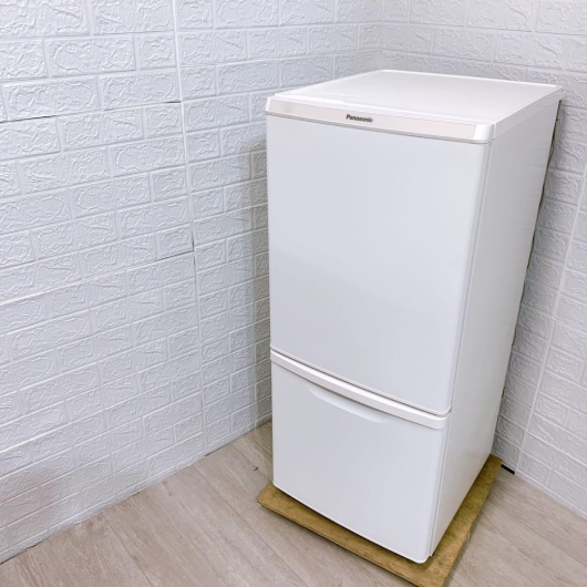 パナソニック 138L 2ドア冷蔵庫 NR-B14FW-W 2022年製