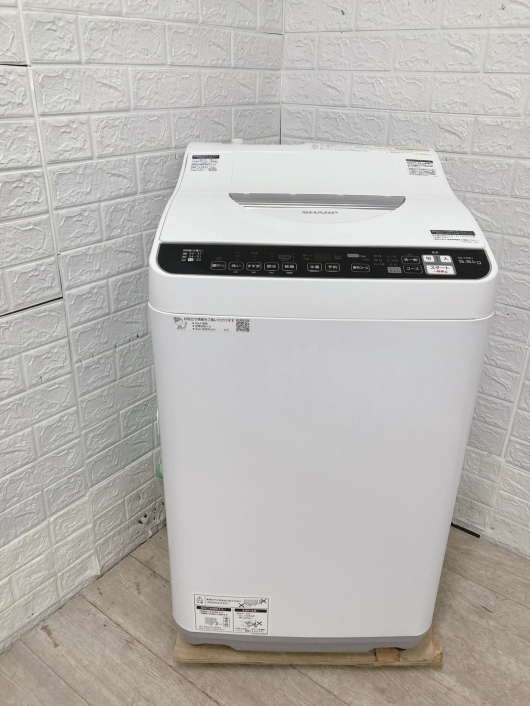 シャープ ES-TX5EJ-W 一人暮らし単身用洗濯機 5.5kg B121313