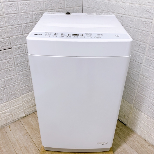 ヤマゼン YWMｰ60(W) 一人暮らし単身用冷蔵庫 6.0kg MKT11121