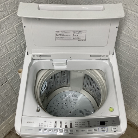 ヒタチ BW-V80F 2020年製 8.0kg 洗濯機【全国発送対応】