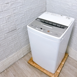 アクア AQW-S4M(W) 一人暮らし単身用洗濯機 4.5kg TH06289