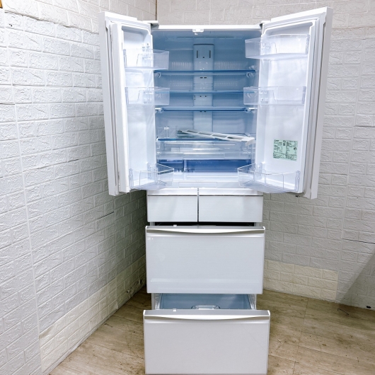 ミツビシ 三菱 MR-MX46E-W 大型冷蔵庫 455L K11269