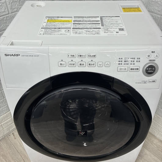 シャープ ES-S7F-WL 一人暮らし単身用洗濯機 7.0kg OE09255