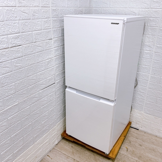 シャープ SJ-D15G-W 一人暮らし単身用冷蔵庫 152L B112913