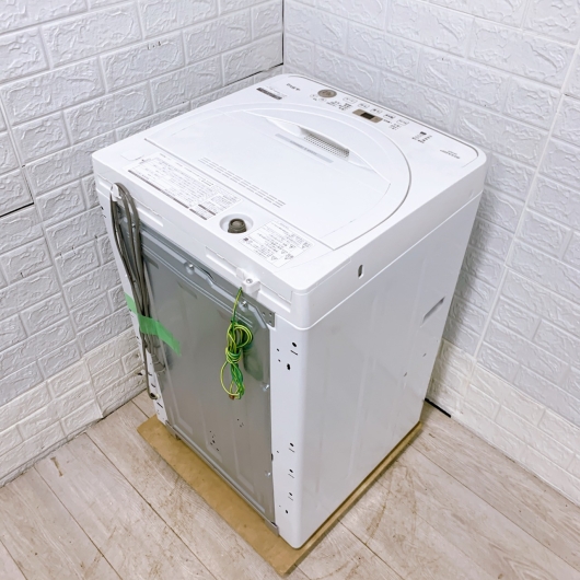 シャープ ES-GE4F-C 一人暮らし単身用洗濯機 4.5kg T04276