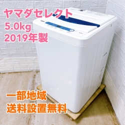 ヤマダ YWM-T50G1 2019年製 5.0kg 洗濯機 美品【全国発送対応】