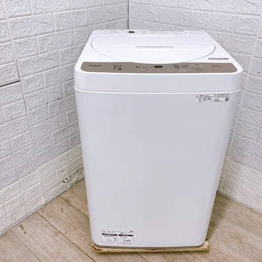 シャープ ES-GE6H-N 一人暮らし単身用洗濯機 6.0kg OE121611