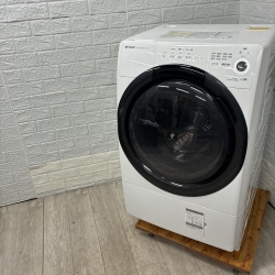 シャープ ES-S7F-WL 一人暮らし単身用洗濯機 7.0kg OE09255