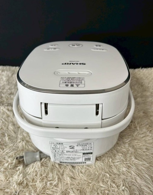 【全国発送対応】SHARP シャープ ジャー炊飯器 3合炊き KS-CF05B-W 2023年製