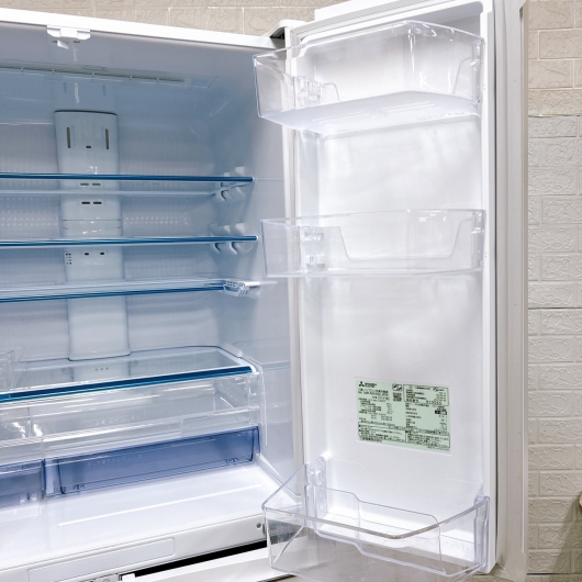 ミツビシ 三菱 MR-MX46E-W 大型冷蔵庫 455L K11269