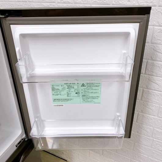 アクア AQR-14P(DS) 一人暮らし単身用冷蔵庫 135L K09262