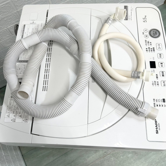 シャープ 洗濯機 一人暮らし 5.5㎏ 小型 2023年製
