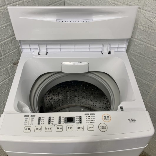 ヤマゼン PJWMB-60-WH 2023年製 6.0kg 洗濯機 美品【全国発送対応】