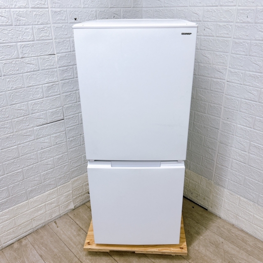 シャープ SJ-D15P-W 一人暮らし単身用冷蔵庫 152L B12071
